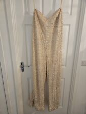 Asos sequin jumpsuit for sale  CARLUKE