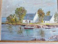 Tableau peinture paysage d'occasion  France