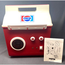 Vintage Pepsi Junior Collection Pepsi Cooler 6 pk Transistor AM FM Rádio Cooler, usado comprar usado  Enviando para Brazil