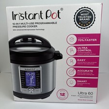 Panela de pressão elétrica Instant Pot Ultra 60 6 qt 10 em 1 aço inoxidável comprar usado  Enviando para Brazil