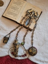 Victorian niello chatelaine for sale  ST. HELENS