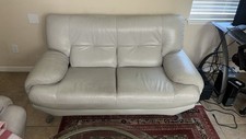 White leather sofa for sale  Tracy