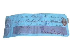 1890 cheque stuckey for sale  WESTON-SUPER-MARE