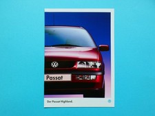 Prospekt / Katalog - VW Passat B4 - Highland - Limousine und Variant - 04/95 comprar usado  Enviando para Brazil