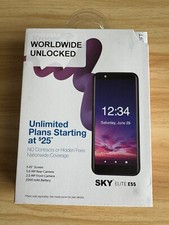 SKY Devices Elite E55 - Azul DESBLOQUEADO (AT&T, T-Mobile, Estado perfeito) Dual SIM -Android 10, usado comprar usado  Enviando para Brazil