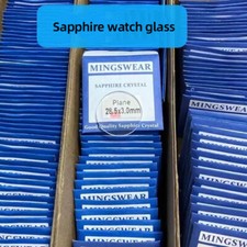 Relógio de 2,0 mm 2,5 mm 3,0 mm de espessura cristal safira plana redondo vidro 20-42,5 mm comprar usado  Enviando para Brazil