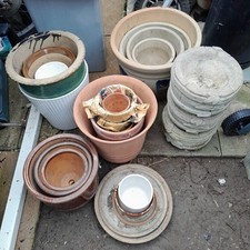 24pcs garden pots for sale  LONDON