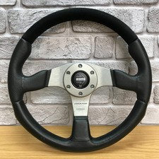 Volante de couro preto genuíno Momo Champion 350mm. Clássico retrô. 7B comprar usado  Enviando para Brazil