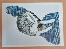 Postcard cat painting for sale  ST. HELENS
