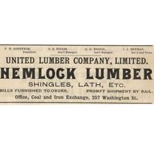 1886 buffalo lumber for sale  Tonawanda
