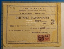 Quittance indicateur bourgoin d'occasion  Beaumont-de-Lomagne