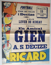 Affiche ancienne football d'occasion  Chartres