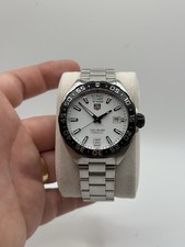 Usado, Tag Heuer Formula 1 relógio de quartzo masculino 41mm mostrador branco WAZ1111 links completos funciona! comprar usado  Enviando para Brazil