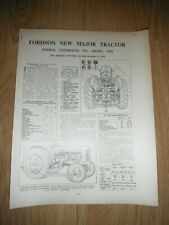 1952 fordson diesel for sale  CHESTERFIELD