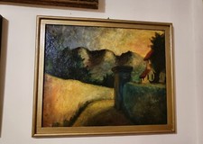 Dipinto antico olio usato  Italia