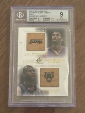 2000–01 SP Game Floor Combos Kobe Bryant Kevin Garnett Gold BGS 9 Perfeito Raro /100 comprar usado  Enviando para Brazil