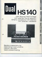 Dual hs140 bedienungsanleitung gebraucht kaufen  Hamburg
