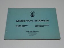 Maserati khamsin catalogo usato  Bussoleno