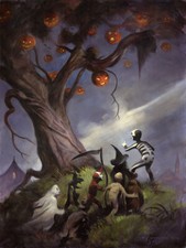 Halloween tree 18x24 for sale  Spartanburg