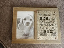 Dog photo frame for sale  BRIDGEND