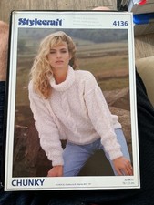 Stylecraft ladies cable for sale  UK