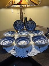 blue willow china set for sale  Sheridan