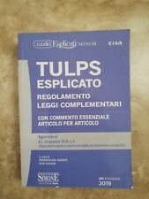 Tulps esplicato regolamento usato  Zerbolo