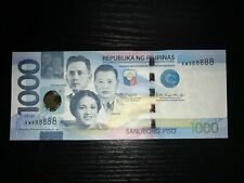 Filipinas NGC 2019F 1000 pesos sólido 8 notas (KW888888) - Duterte/Espenilla comprar usado  Enviando para Brazil