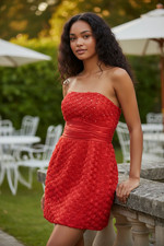 Robe bustier rouge d'occasion  Paris XIX