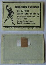 Streichholzetikett ratskeller  gebraucht kaufen  Borna