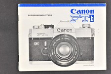 Canon ftb bedienungsanleitung gebraucht kaufen  Wittmund