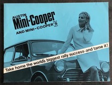 Folheto de vendas de carros Austin Mini Cooper & Cooper S Mk II SETEMBRO 1967 #2460 comprar usado Folheto de vendas de carros Austin Mini Cooper & Cooper S Mk II SETEMBRO 1967 #2460 comprar usado  Enviando para Brazil
