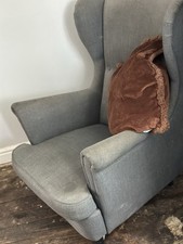 Ikea strandmon grey for sale  BIRMINGHAM
