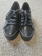 Kickers girls black for sale  ROMFORD