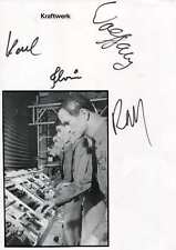 Kraftwerk autographs d'occasion  Expédié en Belgium