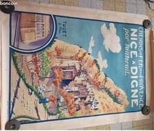Affiche ancienne chemins d'occasion  Nice-