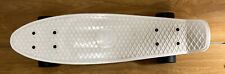 Usado, 22" Skate Mini Cruiser Penny Style Board Deck Plástico Branco Preto Rodas comprar usado  Enviando para Brazil