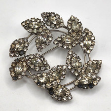 Vintage rhinestone wreath for sale  Sully