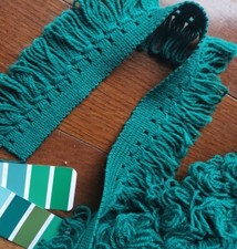 Vintage green looped for sale  CHESTERFIELD