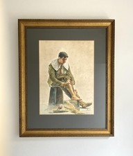 Watercolour injured young for sale  LYMINGTON