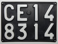 Nummernschild europa italien gebraucht kaufen  Bonn
