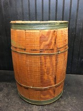 Barril de unhas vintage rústico vintage primitivo barril decoração fazenda tamanho Grande 18 de altura, usado comprar usado  Enviando para Brazil