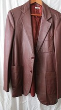 Men leather blazer for sale  Brooksville