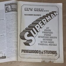 Superman movie filming for sale Superman movie filming for sale  LONDON