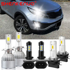 Para KIA Sportage 2011-2016 combo farol de LED alto feixe baixo lâmpadas de neblina 6x comprar usado  Enviando para Brazil
