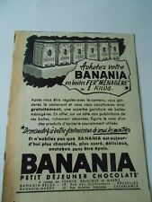 Publicité 1950 banania d'occasion  La Verpillière