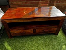 Sheesham wood unit for sale  BOGNOR REGIS
