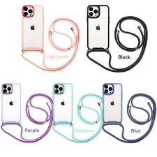 Handy Hülle mit Band Handykette f. iPhone 11, 12, 13, 14, 15, 16+ Cord Umhängen comprar usado  Enviando para Brazil