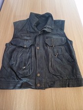 Vintage black leather for sale  TAMWORTH