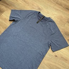 Camisa Lululemon Metal Vent Tech manga curta masculina grande azul mineral azul marinho verdadeiro comprar usado  Enviando para Brazil
